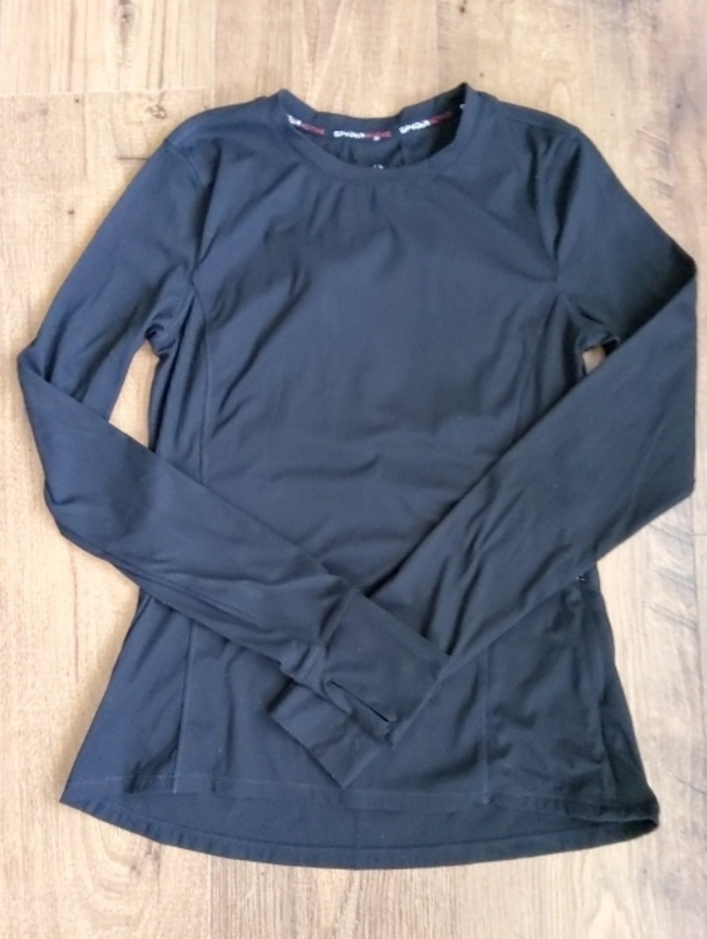 Spyder Active Women's Black Long Sleeve Performance Top Small